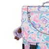Kipling Medium Schoolbag Including Fluro Rain Cover

 Female Aqua Flowers Preppy  -  I6543-2FW Kipling - Image 4