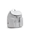 KIPLING Small Drawstring Backpack with Front Pockets Female Silver Glam Anto S  -  I7751-K2E Kipling - Image 3