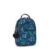 KIPLING Small Backpack (With Laptop Protection) Unisex Blue Monkey Fun Seoul S  -  I5357-8HJ Kipling - Image 3