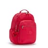 Kipling Large Backpack With Padded Laptop Compartment Female True Pink Seoul  -  I5140-09F Kipling - Image 3