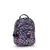 Kipling Small Backpack With Tablet Compartment Female Palm Fiesta Print Seoul S  -  I5357-3MC Kipling - Image 3