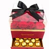 Roses With Ferrero Chocolates Dubai - Image 2