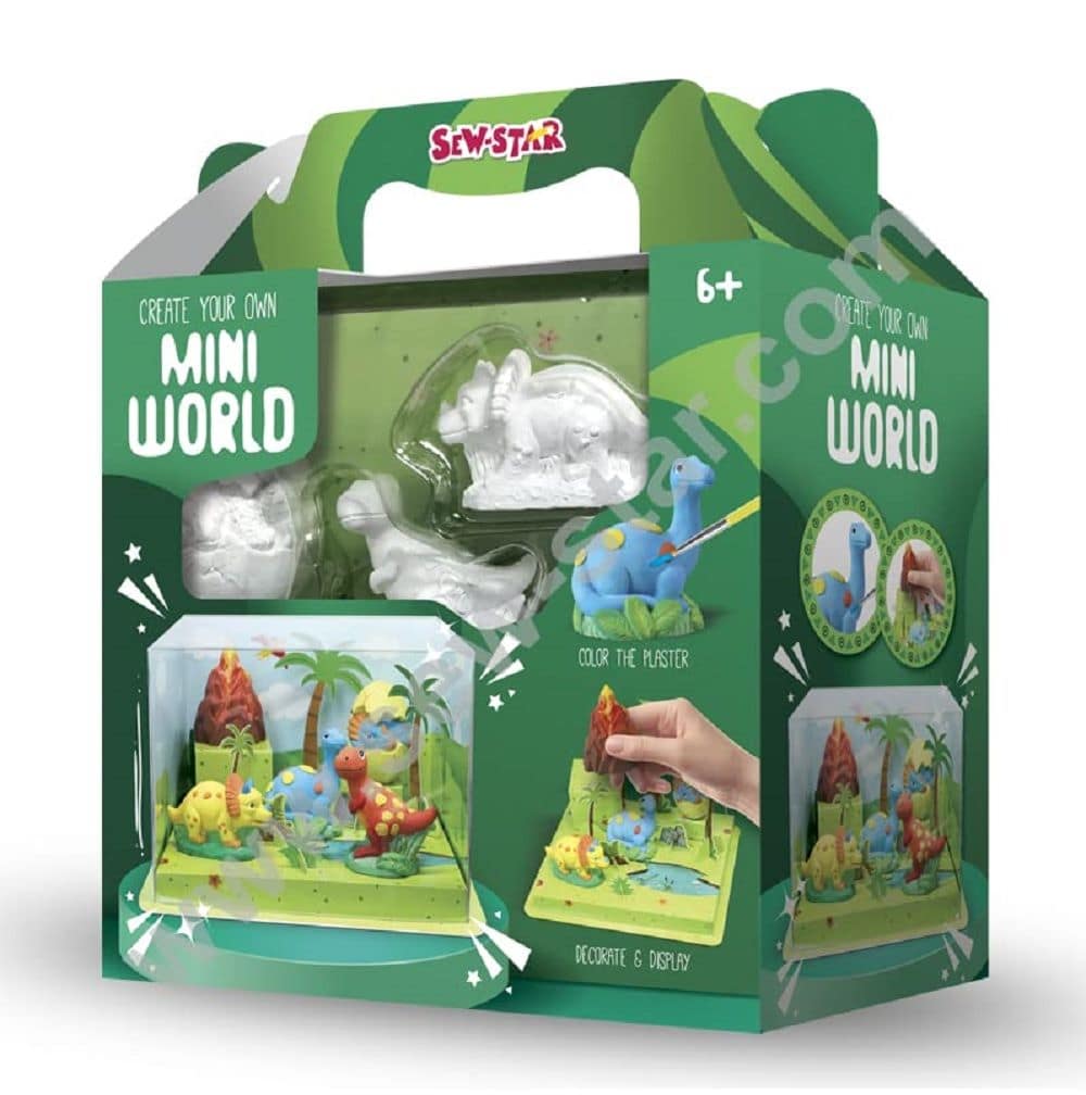 Sew Star – Create Your Own Mini Dino World – Sew Star Sew Star - Create Your Own Mini Dino World Sew Star Art & Craft