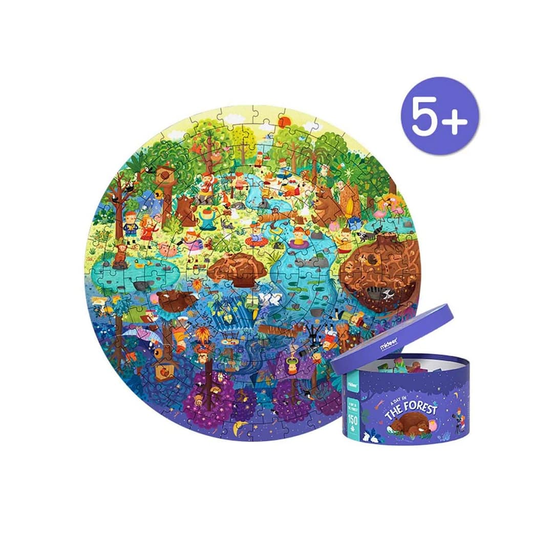 A Day In The Forest Puzzle – 150 Pcs – Mideer A Day In The Forest Puzzle - 150 Pcs Mideer Jigsaw Puzzles