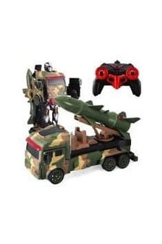 2.4G 1:16 Light Spray Military Camouflage Transformer Car - Assorted Glory Bright Early Education
