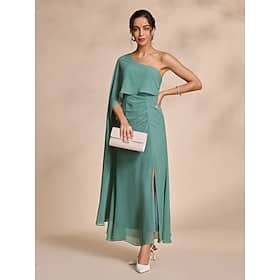 Green Chiffon Peplum Ruffle Party/Wedding Guest Hem Maxi Dress dress to impress 2024