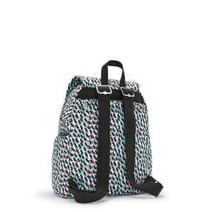 KIPLING Small Backpack with Adjustable Straps Female Abstract Print City Zip S  -  I6345-GN6 Kipling