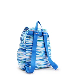 KIPLING Small Backpack with Adjustable Straps Female Diluted Blue City Zip S  -  I6345-TX9 Kipling