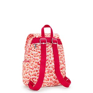 KIPLING Small Backpack with Adjustable Straps Female Latin Cheetah City Zip S  -  I6345-6LX Kipling