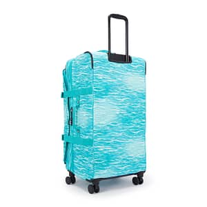 Kipling Large Wheeled Luggage Female Aqua Pool Spontaneous L  -  I3397-5MF Kipling