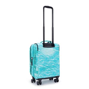 Kipling Small Cabin Size Wheeled Luggage Female Aqua Pool Spontaneous S  -  I7211-5MF Kipling