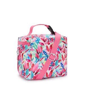 KIPLING Insulated Lunch Bag with Removable Shoulder Strap Female Flamingo Leaves Graham  -  I5106-SG4 Kipling