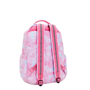 KIPLING Large Backpack Female Garden Clouds Seoul  -  I4851-2PE Kipling