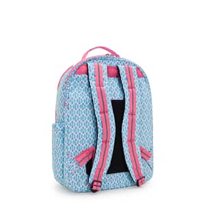 KIPLING Large Backpack with Separate Laptop Compartment Female Dreamy Geo C Seoul College  -  I7973-D1W Kipling