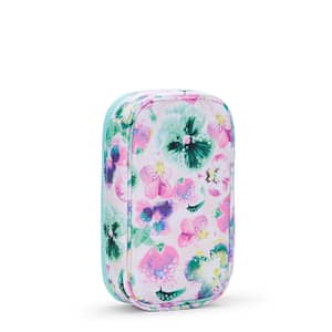 KIPLING Medium pencase Female Aqua Blossom 50 Pens  -  I3707-7EC Kipling