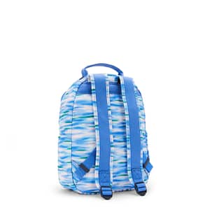 KIPLING Small Backpack (With Laptop Protection) Female Diluted Blue Seoul S  -  I5611-TX9 Kipling