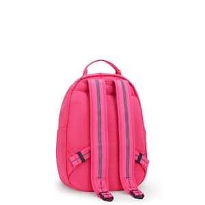 KIPLING Small Backpack (With Laptop Protection) Female Happy Pink C Seoul S  -  I4345-BZ8 Kipling