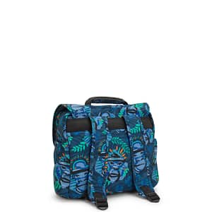 KIPLING Small School Bag with Adjustable Straps Unisex Blue Monkey Fun Codie S  -  I7910-8HJ Kipling