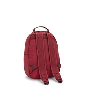 KIPLING Small Backpack (With Laptop Protection) Unisex Funky Red Seoul S I4082-4SS Kipling