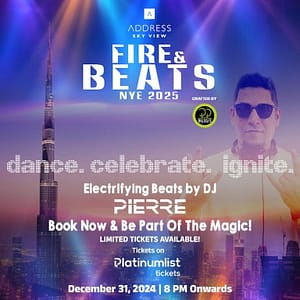 Fire & Beats New Years 2025 - Sky View Level 54 Concerts