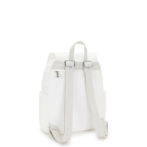 KIPLING Small Backpack with Adjustable Straps Female Pure Alabaster City Zip S  -  I3523-6KH Kipling