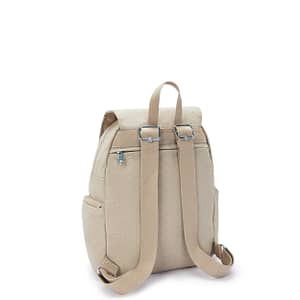 KIPLING Small backpack Female Signature Beige Embossed City Zip S I5634-96A Kipling