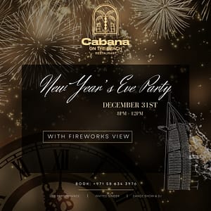 New Year Eve at Cabana on the Beach Restaurant New Years Eve Events