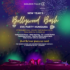 New Year's Eve - Bollywood Hungama at Golden Tulip Hotel Bahrain in Manama New Years Eve Events