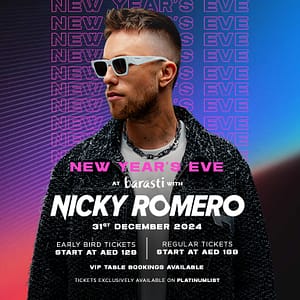 New Year's Eve at Barasti with Nicky Romero New Years Eve Events