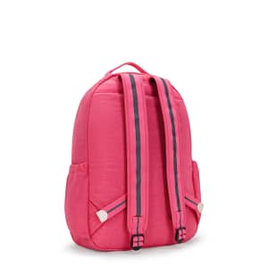 KIPLING Large Backpack Female Happy Pink C Seoul  -  I5140-BZ8 Kipling