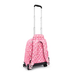KIPLING Large wheeled backpack (with laptop protection) Female Adorable Hearts New Zea I4674-1NB Kipling