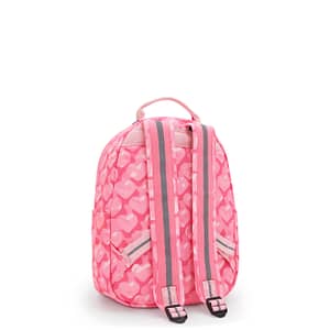 KIPLING Small Backpack (With Laptop Protection) Female Adorable Hearts Seoul S I5357-1NB Kipling