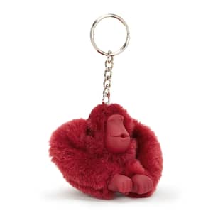 KIPLING  Small Monkey Keyhangers Unisex Funky Red Monkeyclip S K1647-44S Kipling