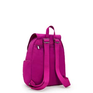 KIPLING Small backpack Female Fuchsia Night City Zip S I4430-7LE Kipling