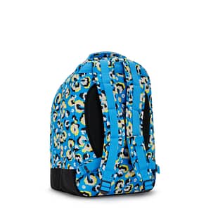 Kipling Large Backpack (With Laptop Protection) Female Leopard Floral Class Room  -  I7090-P2A Kipling