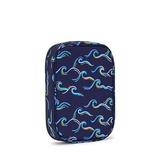 Kipling Large Pencase Holds Up To 100 Pens Unisex Fun Ocean Print 100 Pens  -  I6002-W92 Kipling