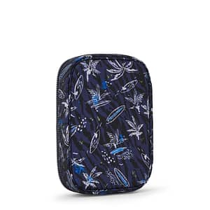 Kipling Large Pencase Holds Up To 100 Pens Unisex Surf Sea Print 100 Pens  -  I6002-Y70 Kipling