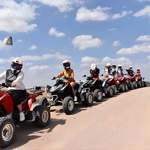 Agafay desert quad bike adventure at Hôtel Tazi