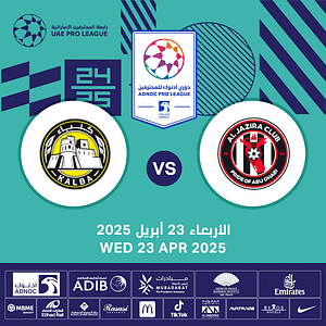 Al Jazira FC vs Kalba FC Sports Events