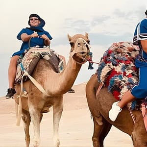 Camel Ride and Dinner under the Stars in the Agafay Desert at Hôtel Restaurant Café de France