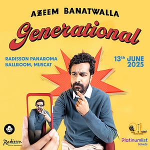 Generational - A Stand Up Comedy Show by Azeem Banatwalla