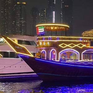 Dubai Marina Dinner Dhow Cruise For Child (Aed 129) & Adult (Aed 149) Dubai