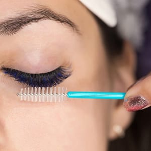 Full Set Of Individual Eyelash Extensions At Colours Bar Ladies Salon Dubai