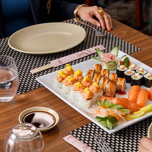 Sushi Set Menu With A Beverage At Keway Mai @ 4* City Seasons Al Hamra Abu Dhabi