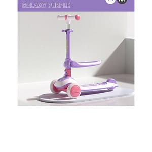 2-In-1 Foldable Scooter – Galaxy Purple – Mideer 2-In-1 Foldable Scooter - Galaxy Purple Mideer Scooter