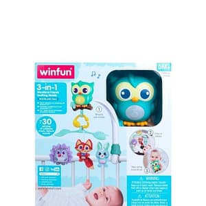 3-In-1 Woodland Friends Soothing Mobile – Winfun 3-In-1 Woodland Friends Soothing Mobile Winfun Early Education