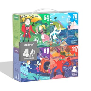 4 In 1 Puzzle Set – Fairy Tales – Mideer 4 In 1 Puzzle Set - Fairy Tales Mideer Jigsaw Puzzles