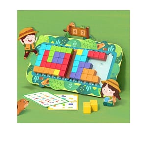 5 In 1 Jungle Tetris Challenge – Mideer 5 In 1 Jungle Tetris Challenge Mideer Board Games