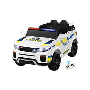 Amsham Kids Electric Police Car -White (12V) – Amsham Toys Amsham Kids Electric Police Car -White (12V) Amsham Toys Electric Car