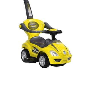 Amsham Mega Car Canpoy Pusher Car – Yellow – Amsham Toys Amsham Mega Car Canpoy Pusher Car - Yellow Amsham Toys Push Car